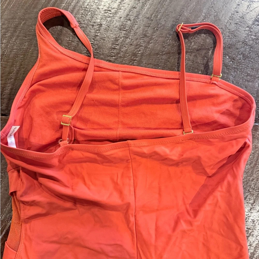 bright orange One-Piece Swimsuit size 12